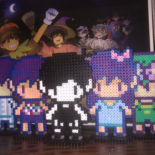 Omori Headspace Game-Accurate Hero Sprite Perler Bead Pattern, Bead Sprites