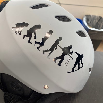 Black Snowboard Evolution Sticker - Etsy