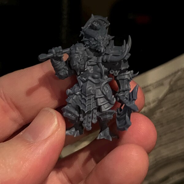 Thitania The Beheader – Fantasy Miniature For DnD & Tabletop RPGs, Twin Goddess Series