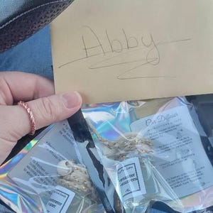 Abby added a photo of their purchase