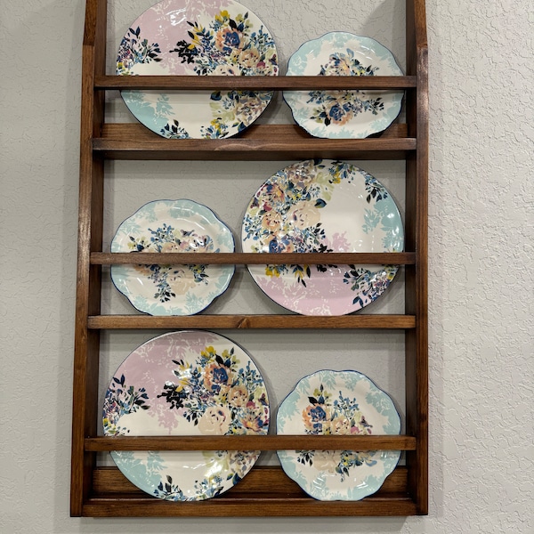 Dish Rack, Plate Rack, Platter Shelf Display, Dish Display Shelf ...