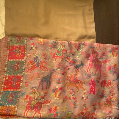 aari embroidery shawl