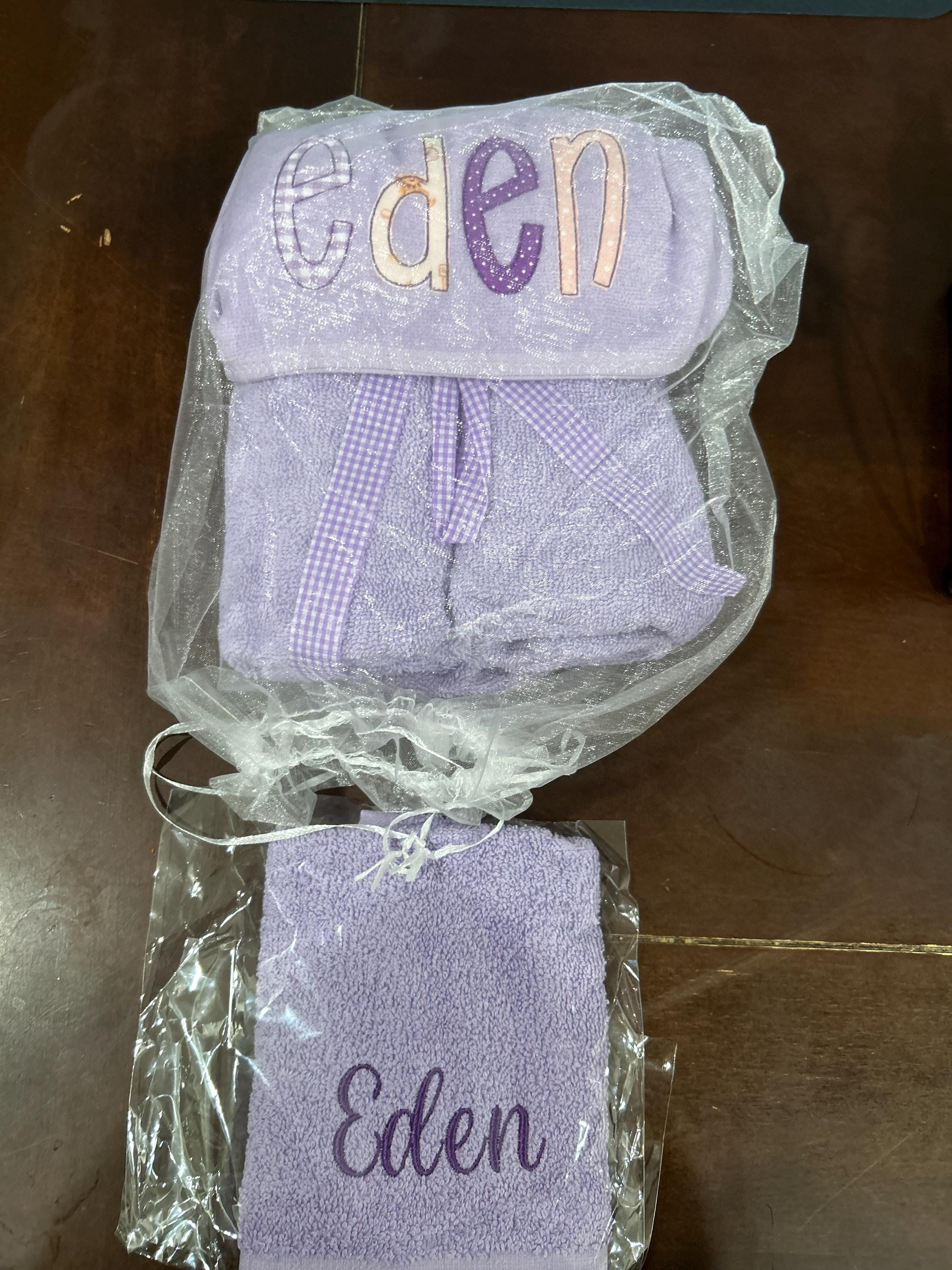 🎀Free Personalization🎀Personalized Hooded Towel for Baby, Baby Beach Towel, Baby Bath Towel, Custom Towel, Gift for New Baby, Gift for Boy or Girl