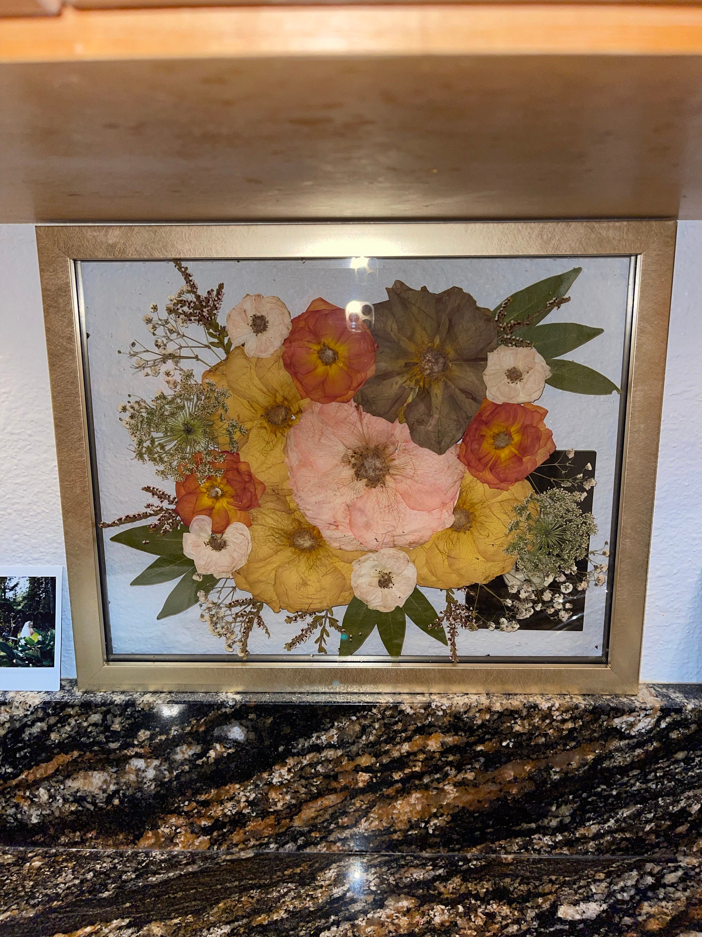 Preserved flowers from Madison's etsy review