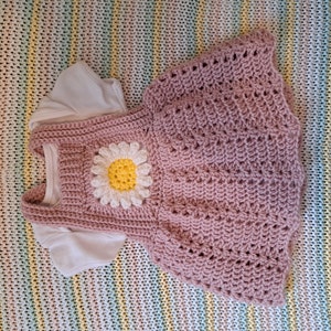 Daisy Sundress Crochet Pattern in Sizes Newborn to 8 Years PDF Digital ...