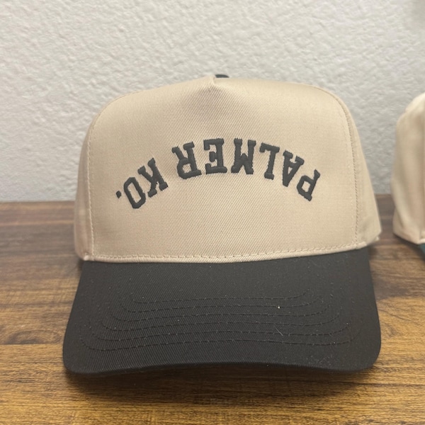 Custom Upside Down Embroidered Hat, Unique Gift Idea, Custom Five Panel ...