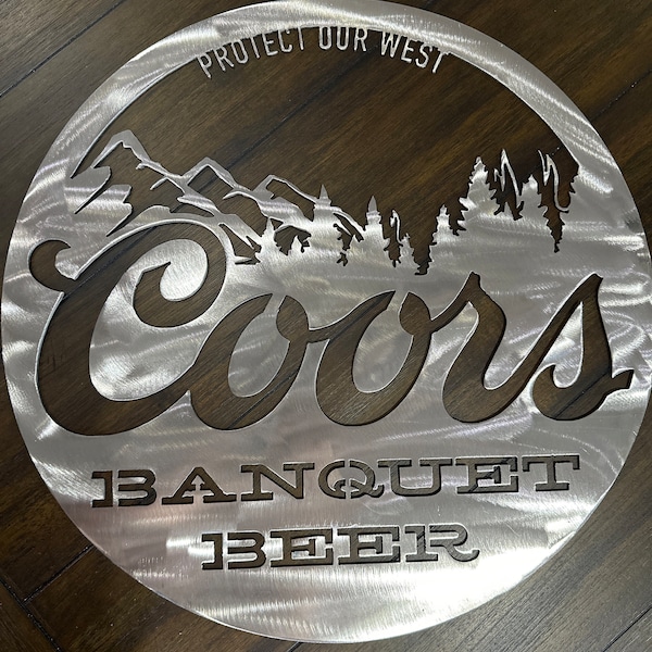 Coors Metal Sign - Etsy
