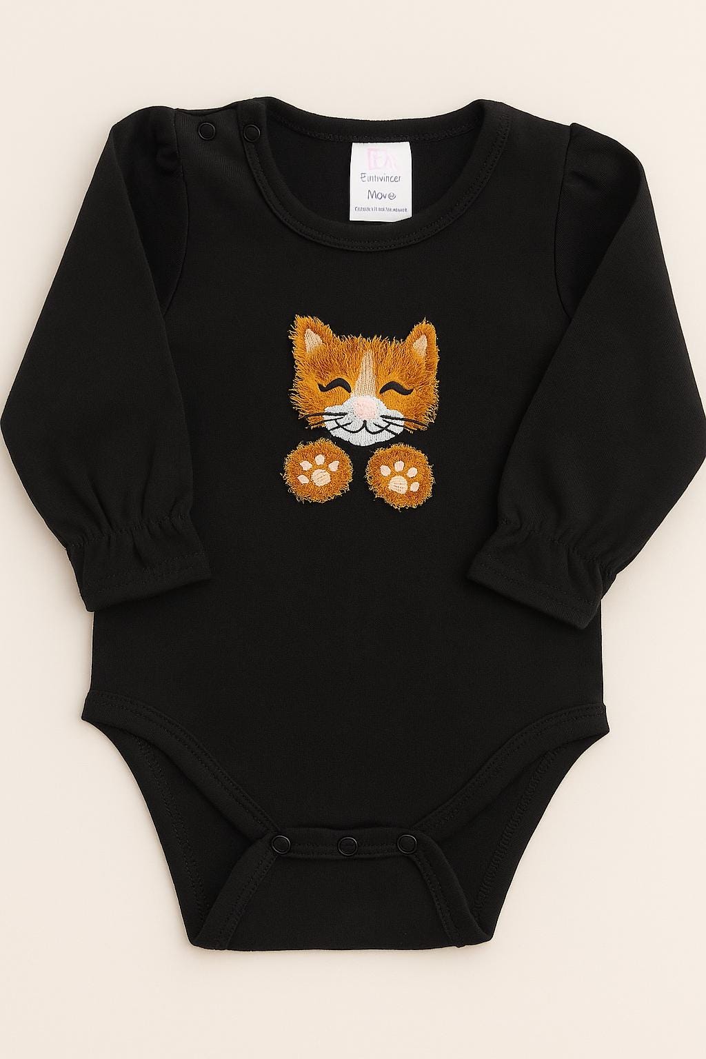 Customer project using Adorable Little Fringed Kitten Kitty Cat embroidery design