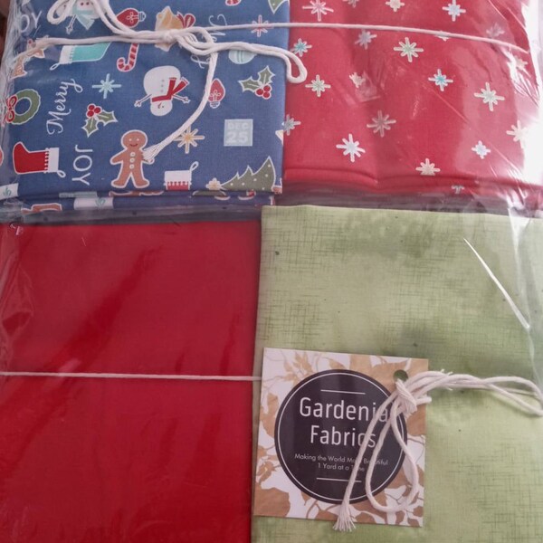 COZY CHRISTMAS Complete 33 Fat Quarter Hand Cut Bundle Lori Holt New ...