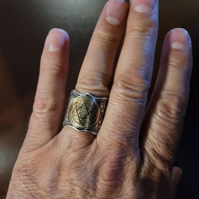 Solid 925 Sterling Silver Eagle Figure Men's Ring - Turkish Made Silver Ring With Gift Box
