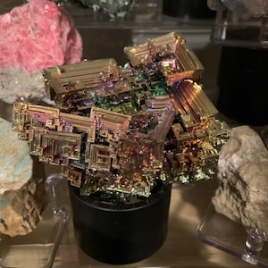 Bismuth Crystals Bismuth Cristaux De Bismuth Bi Metal Crystal Rainbow