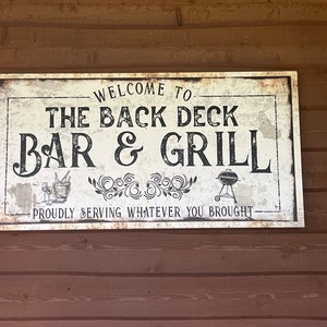 Vintage Lake House Sign