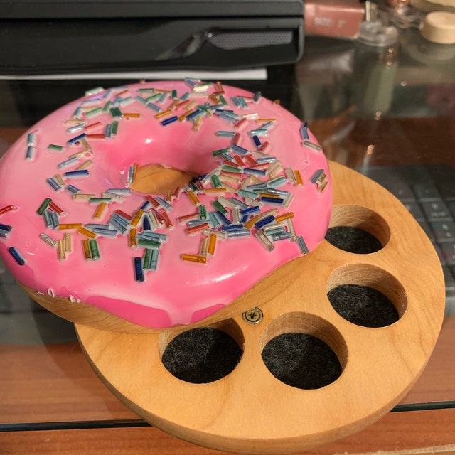 Donut shaped dice boxes for dice and other by Dodecadonuts on Etsy
