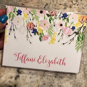 Name Notecards Name Note Cards From The Desk Of Notes | Etsy