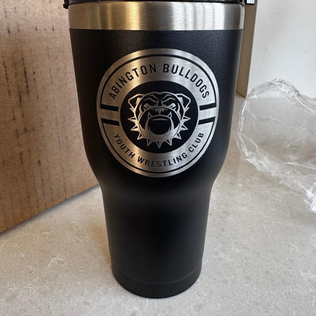 30 Oz. RTIC TUMBLER Personalized With Laser Engraved Name Phrase