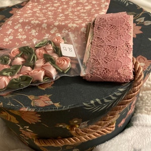 Multi-color Rose Flower Appliques Offray Small Ribbon Rose - Etsy