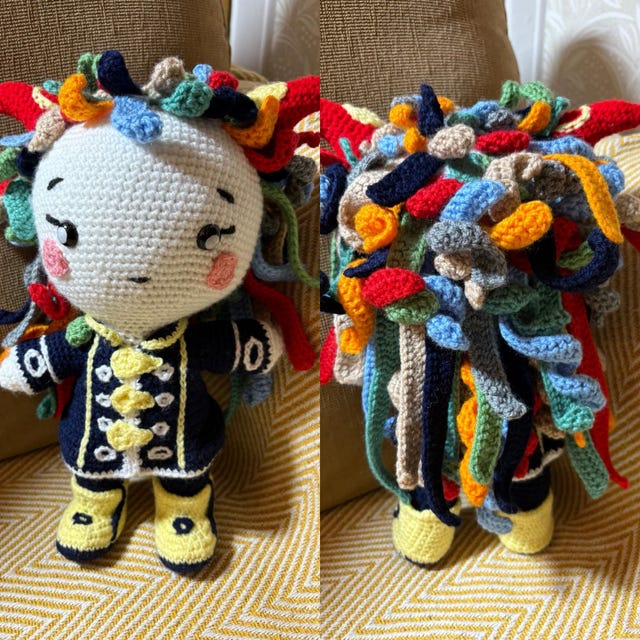 【kuku様】ハンドメイド✿*:・゜ Kikuo Hoshi-kun Doll CROCHET PATTERN - Etsy
