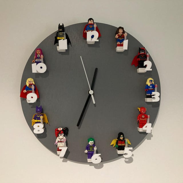 Lego figure clock sale