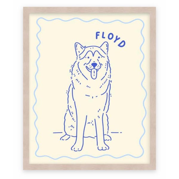 Custom Dog Portrait Custom Badly Drawn Pet Art Personalized Badly Drawn ...