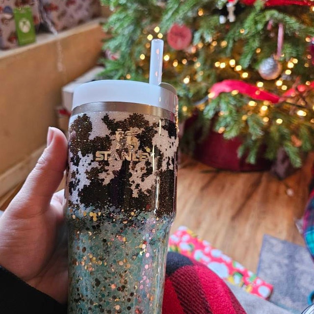 Pink, White, and Silver Milkyway Stanley Tumbler MADE TO ORDER 