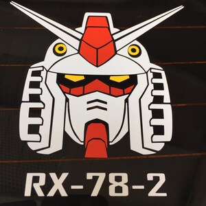 Gundam Vinyl Decal For Cars Laptops Tablets Water Bottles Etsy