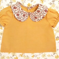 Baby Blouse PDF Sewing Pattern – Instant Download – Peter Pan Collar ...