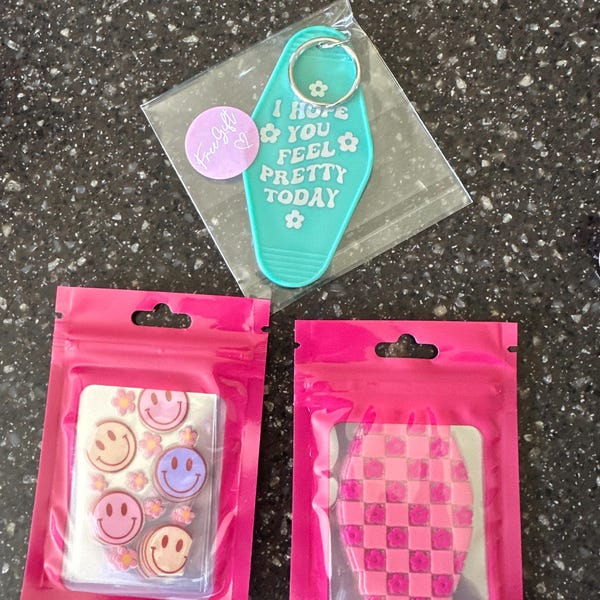 Uv Dtf Keychain Decals, Motel Keychain Stickers, Sticker For Keychain