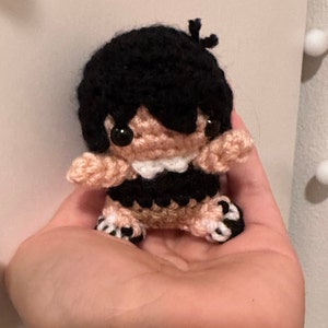 Amigurumi Omori e Basil chaveiro plushie pelúcia de feltro enfeite para  pendurar Sunny decoração otaku gamer indie game rpg maker Dreamworld faca