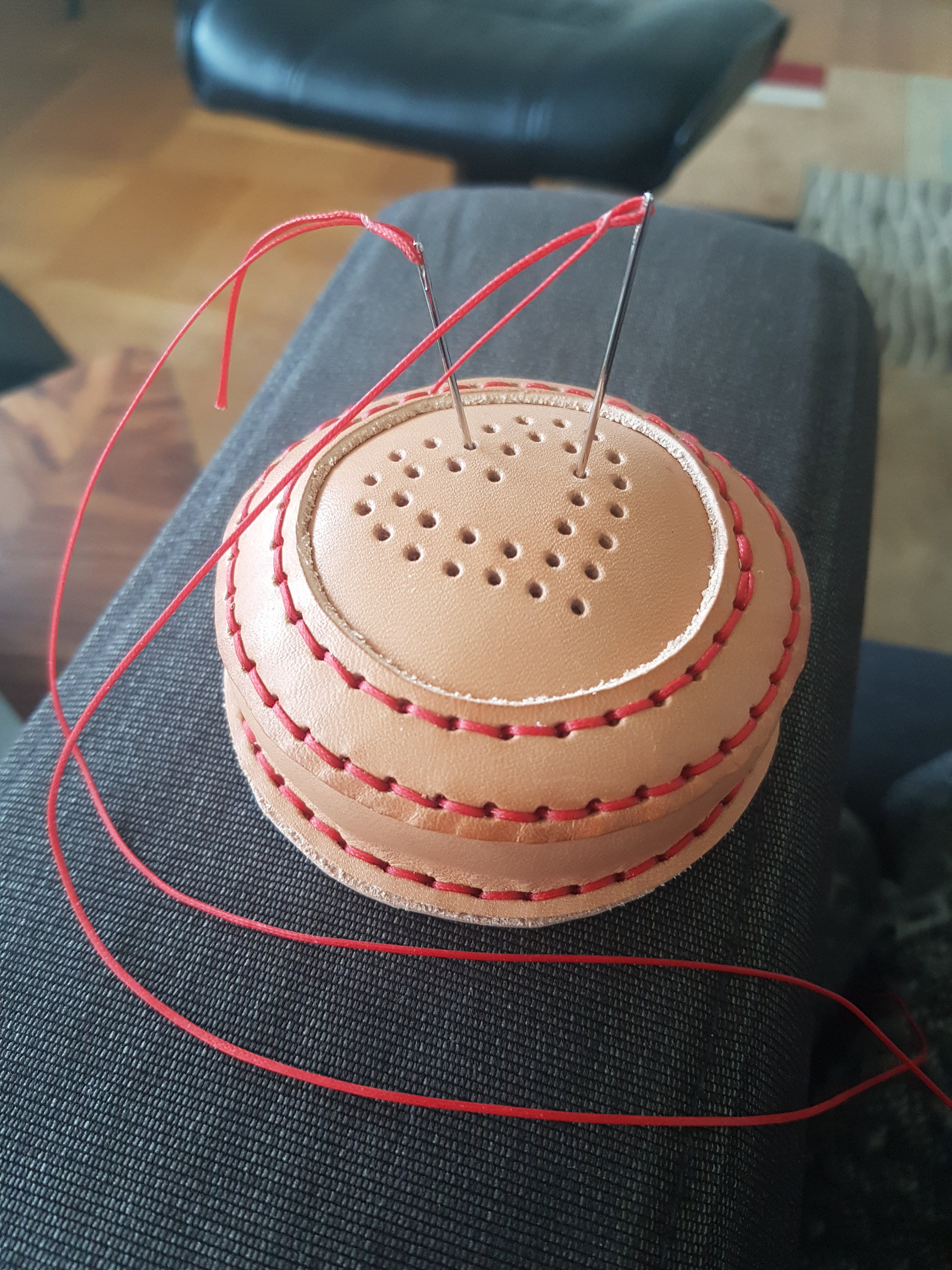 Pin Cushion Pattern Leather DIY Pdf Download Instructional File