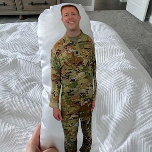 Daddy Or Mommy Photo Pillow, Face Photo Pillow, Comfort Doll, Look-a