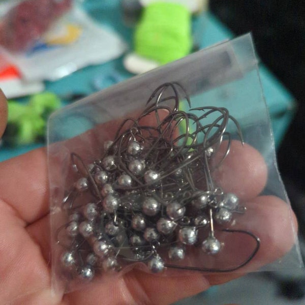 4 Leurres Jigs By Shine Pour Crappie - Fait Main - Hameçons #4 - 1/16oz - Jaune
