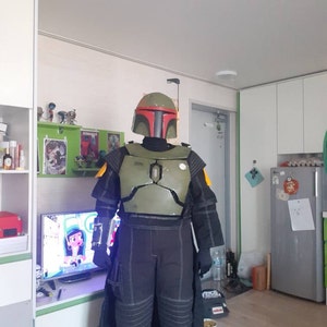 フォーム ボバ フェット アーマー デジタル テンプレート (フル