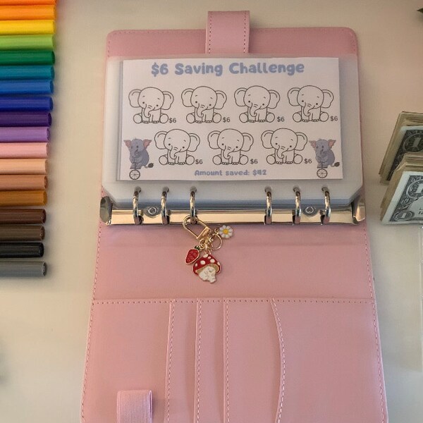 A6 Monthly Savings Challenge Printable, Mini Savings Challenge Bundle ...