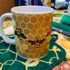 Sunflower Bees Digital Paper - Seamless Gold Honey Bee Patterns ...