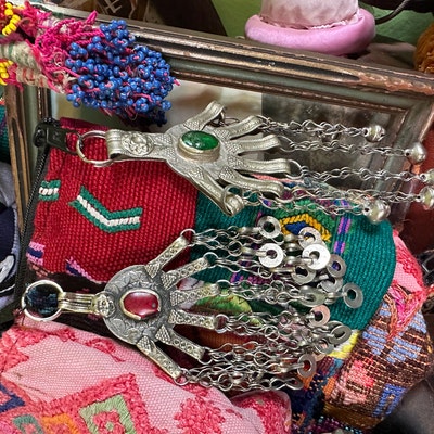 Moroccan Silver Judaica Wedding Crown Enamel Workmanship - Etsy