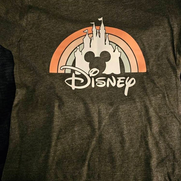 Retro Disney Pocket Size Print Shirts, Mickey Checkered Shirt, Retro ...