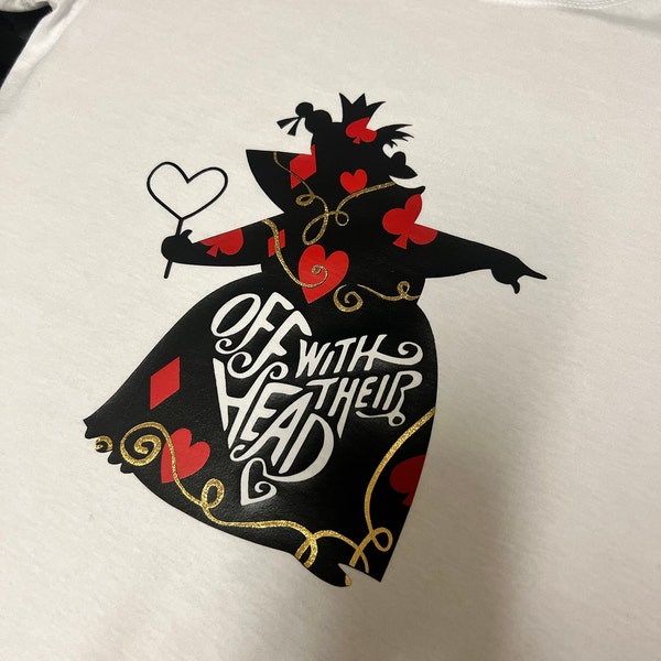 Queen of Heart SVG | Alice in Wonderland SVG | Villain Svg | Quote SVG ...