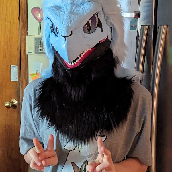 Raptor Mask Hood and Neck Pattern [PDF DOWNLOAD] - Etsy