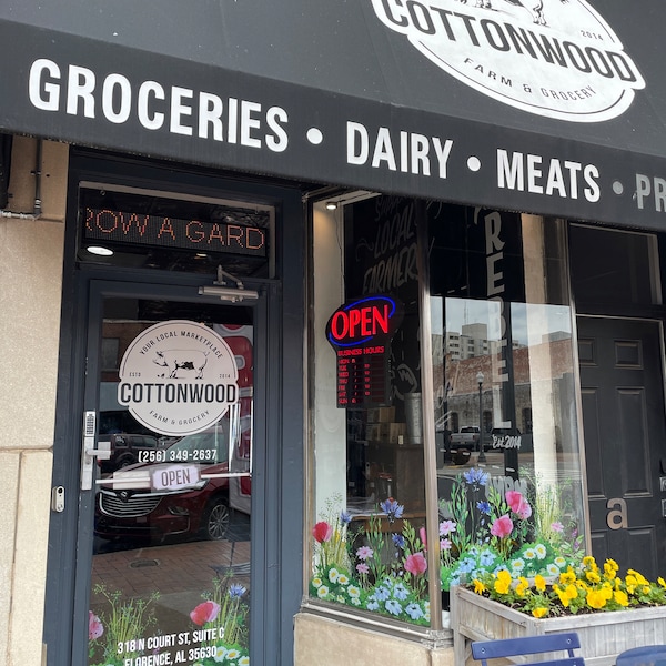 Watercolour Spring Meadow Window Decal - Reusable Pink Blue Flower ...