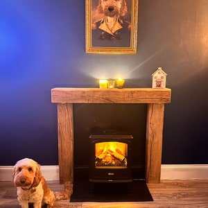 Traditional Solid Oak Beam Fire Surround With Fitting Kit. - Etsy