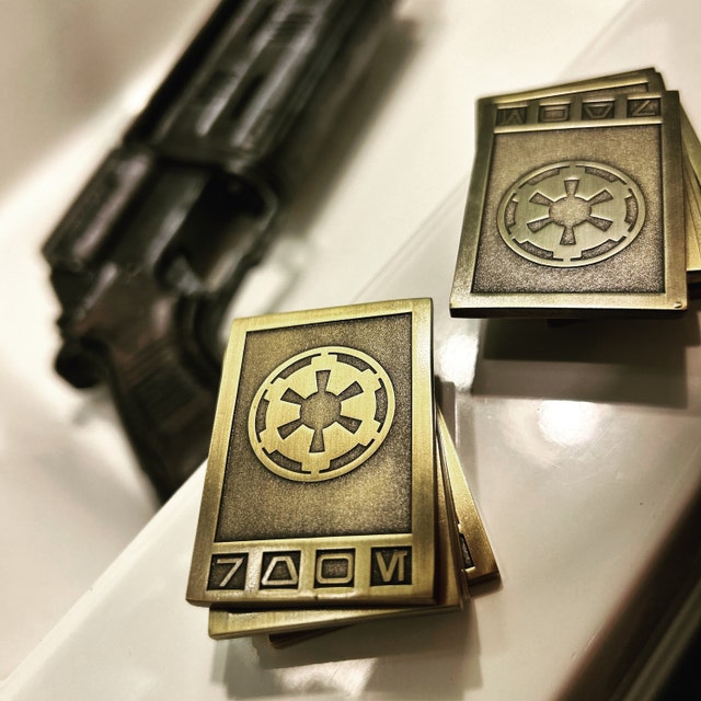 Solid Metal Sabacc Credits - 3 Piece Set In Gold, Silver & Bronze For Star Wars Gaming