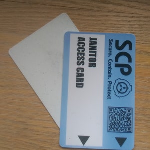 SCP Foundation Secure Access ID Cards Secret Laboratory -  Denmark