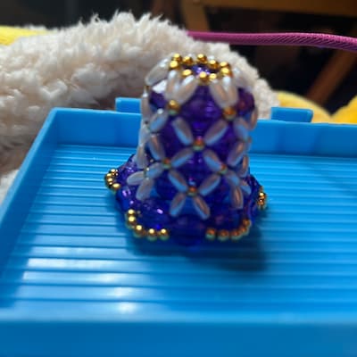 Bell Beaded Ornament Tutorial Pdf Download Etsy