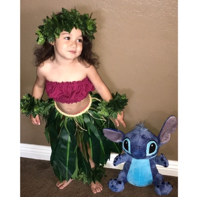 Hawaiian Ti Skirt Set Lilo & Friends for Smaller Hula Gal Performers ...