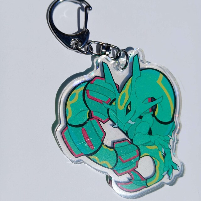 ポケモン：レックウザ【チャーム＋ステッカー】 - Etsy 日本