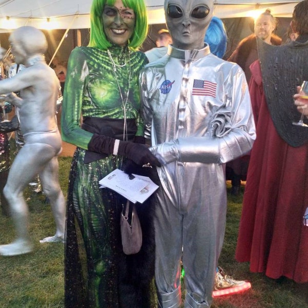 Festival Costume for Women, Alien Costume Women, Futuristic Unique ...