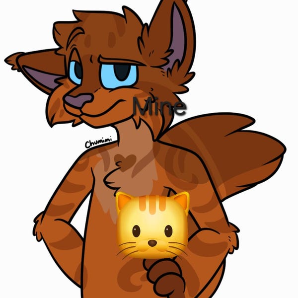 Simping Fursona Digital Sticker Icon YCH - Etsy