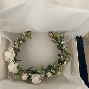 FUGZAUD Papierblumenkrone Set – 7 Stück In Gemischten Farben, Boho-Stil, Für Hochzeit, Festival, Party, Als Haarschmuck Für Frauen & Mädchen