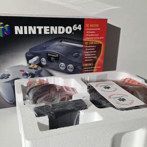 PAL/UK N64 標準の空のコンソールボックス (Carton / Caja / Boîte