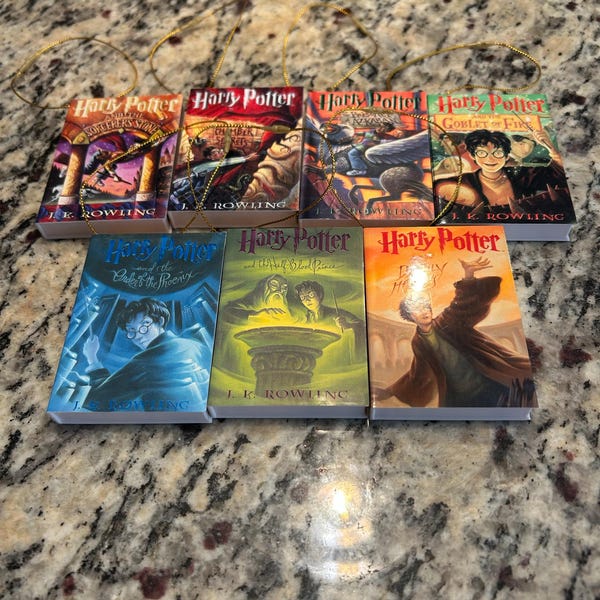 Custom Magic Bookish Ornaments - Etsy